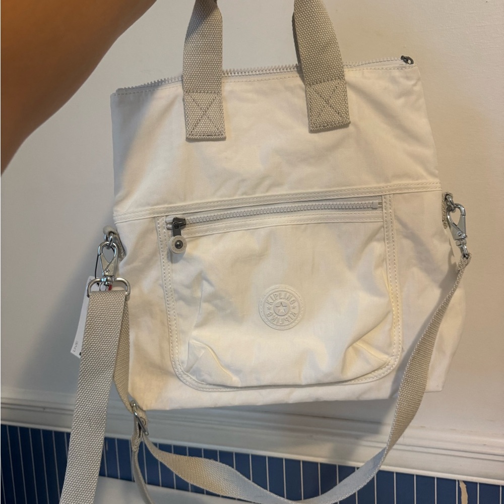 Kipling Cream Backpack Versatile Everyday Bag - image 2